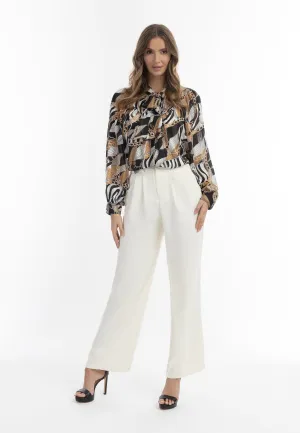 faina Women's Tie-Neck Blouse