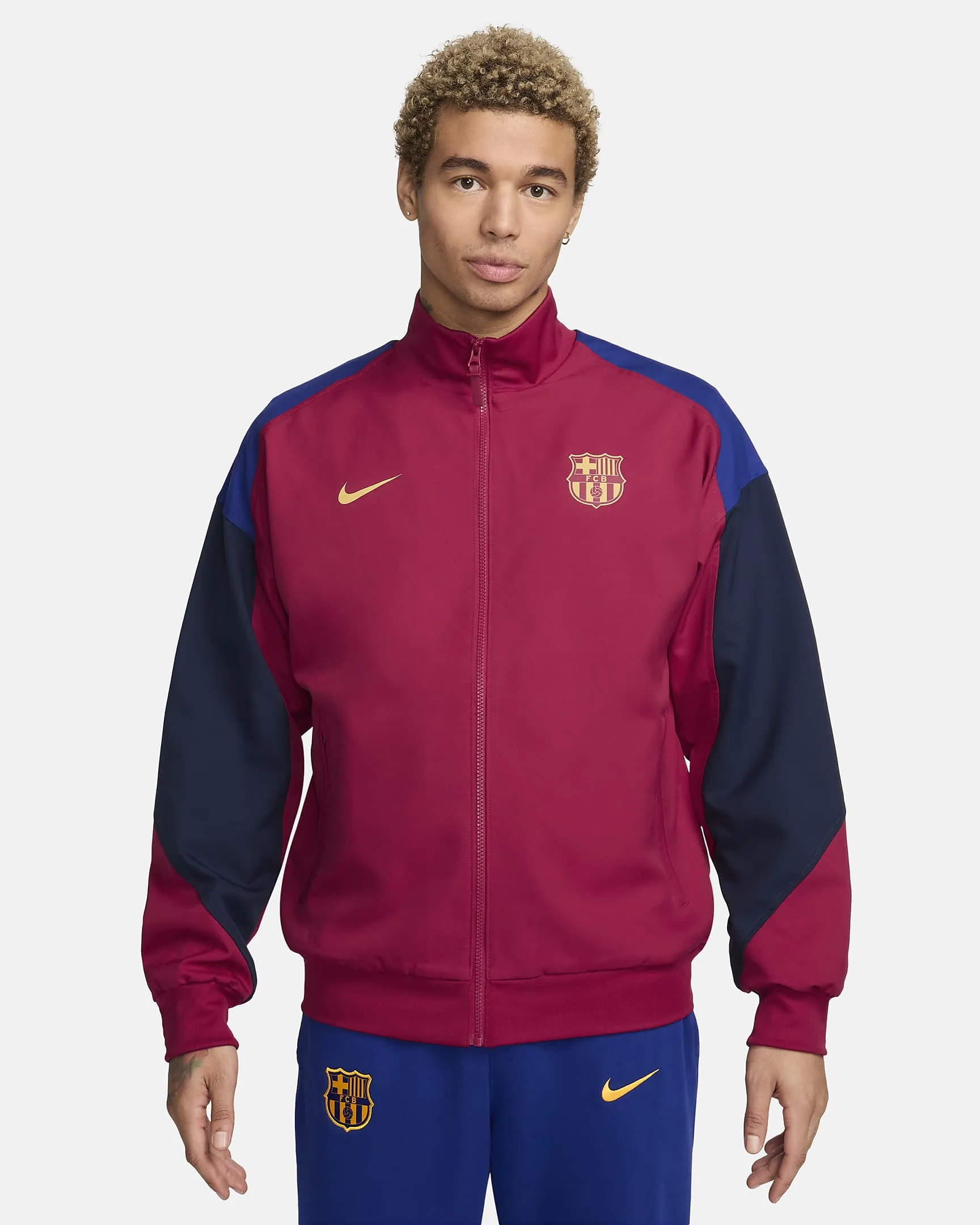 FC Barcelona Football Tracksuit Jacket