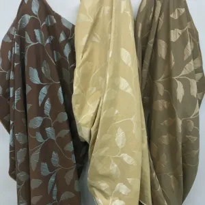 Felix Leaves Floral Curtain Brocade Fabric 140cm