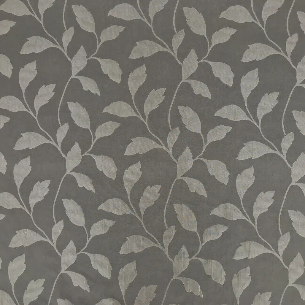 Felix Leaves Floral Curtain Brocade Fabric 140cm