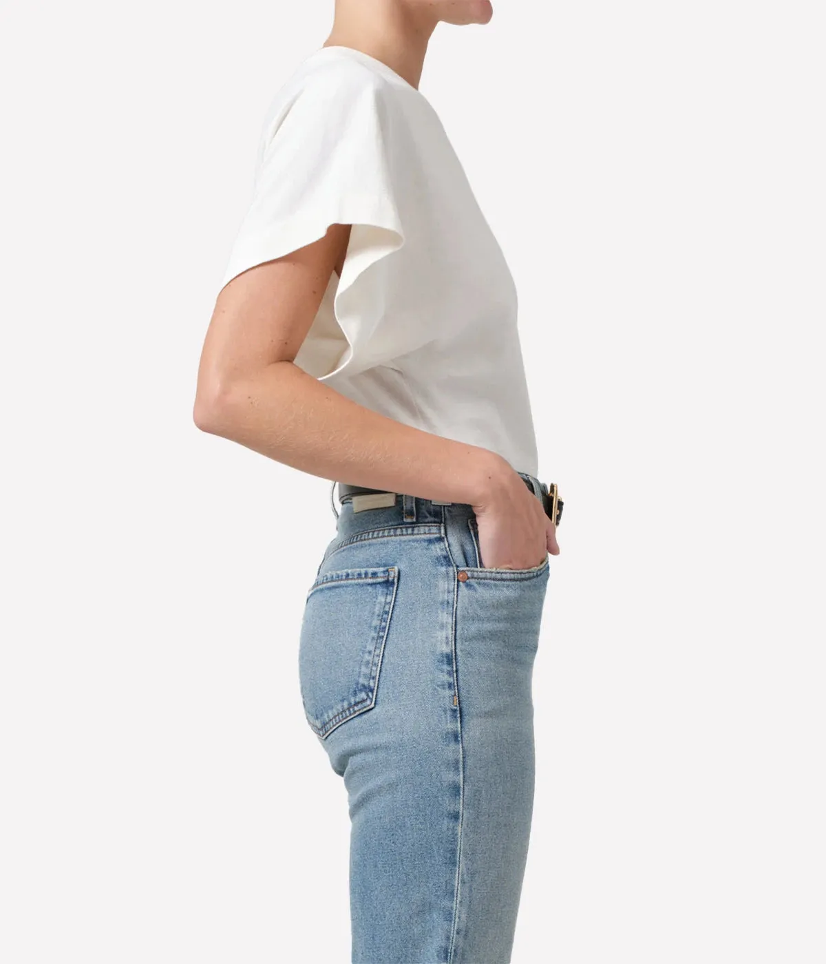Fiora Origami Tee in Pashmina