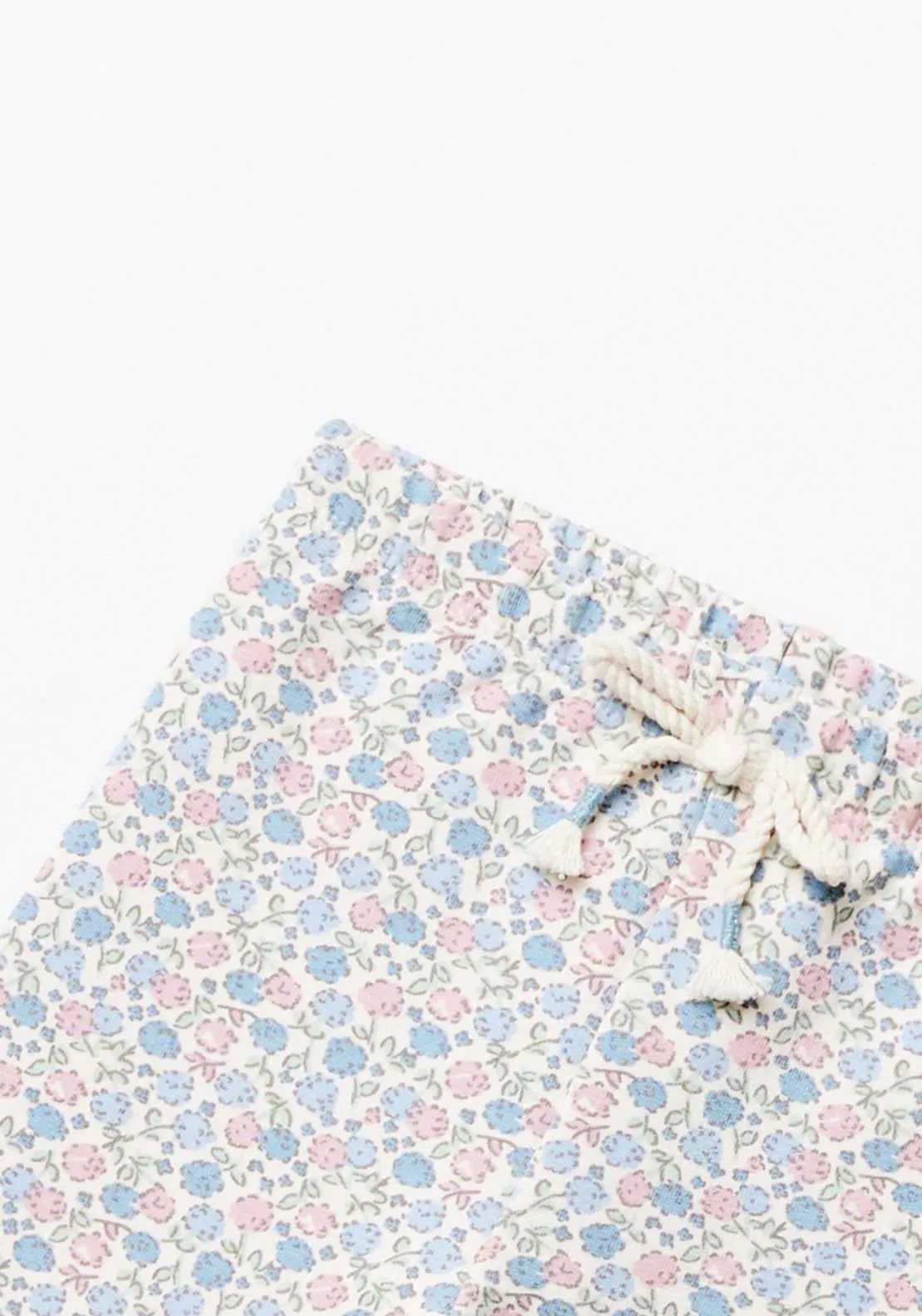 Floral  Jogs - Blue