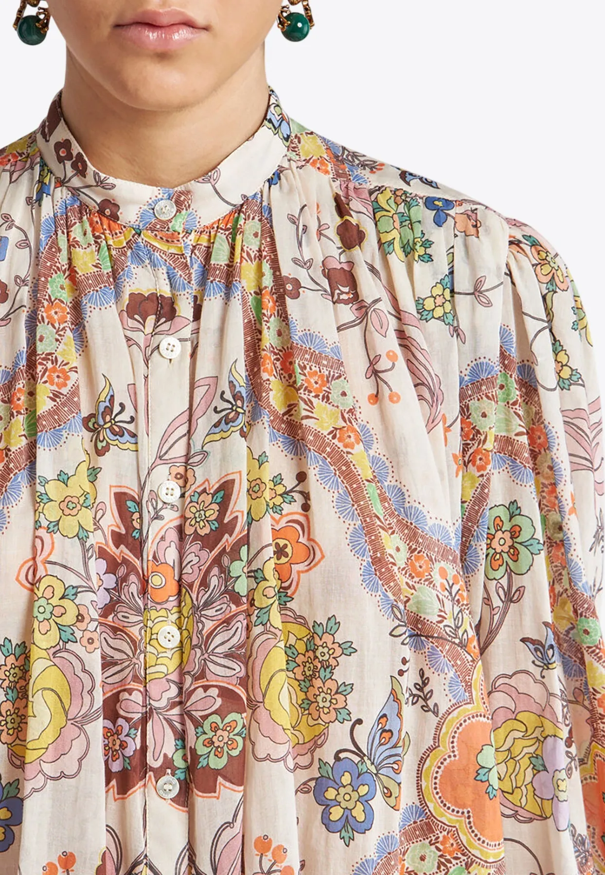 Floral Print Blouse
