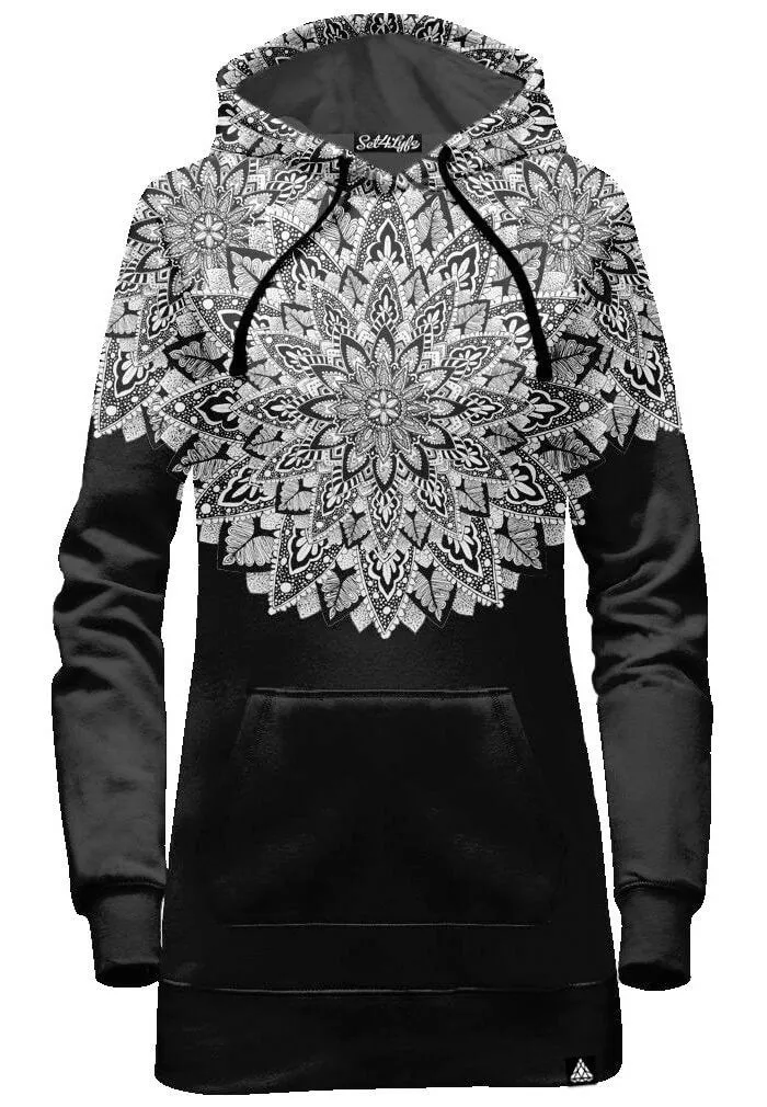 Floramandala Hoodie Dress