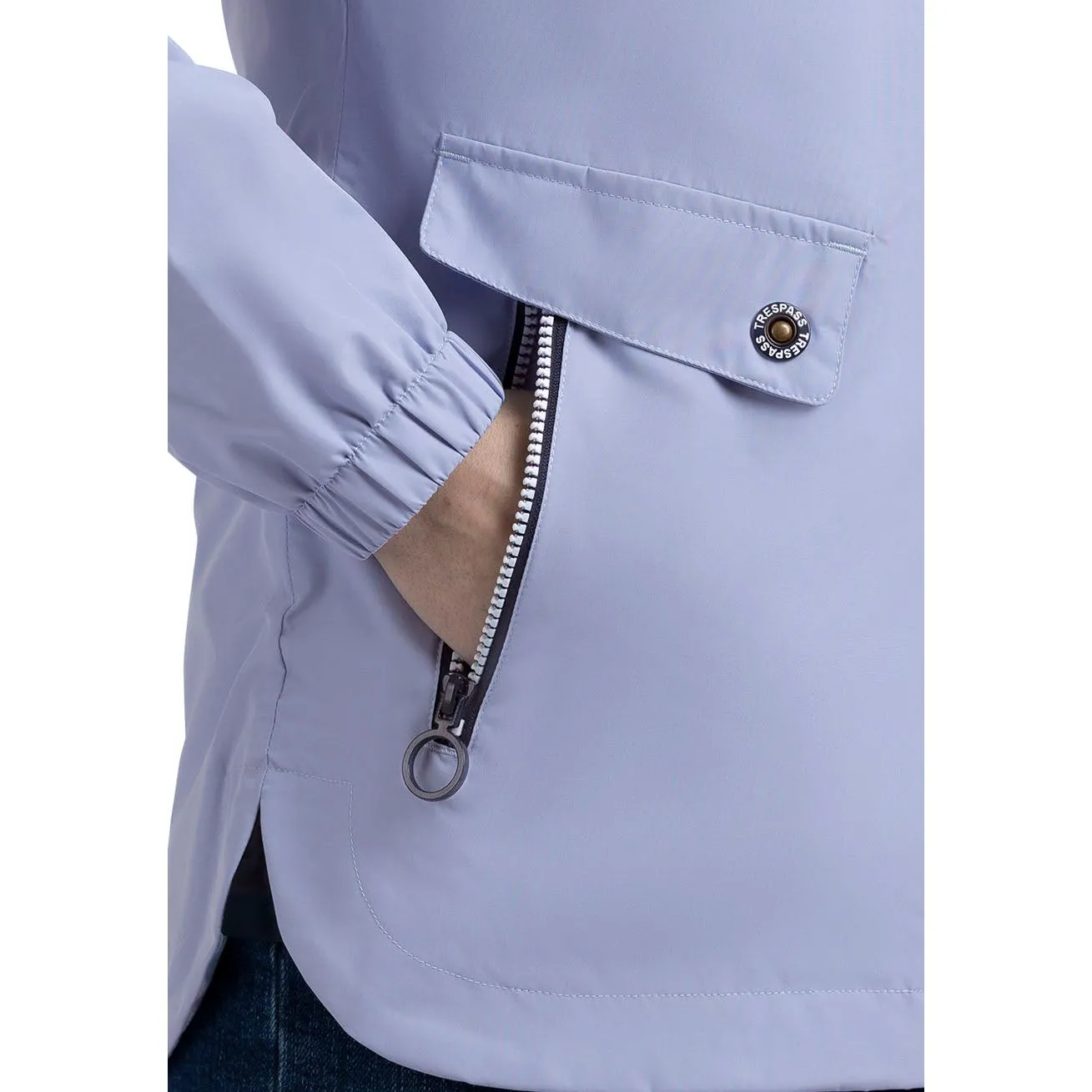 Flourish Womens Unpadded Waterproof Jacket in Cool Blue