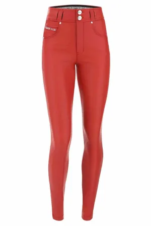 Freddy N.O.W SKINNY FAUX LEATHER RED
