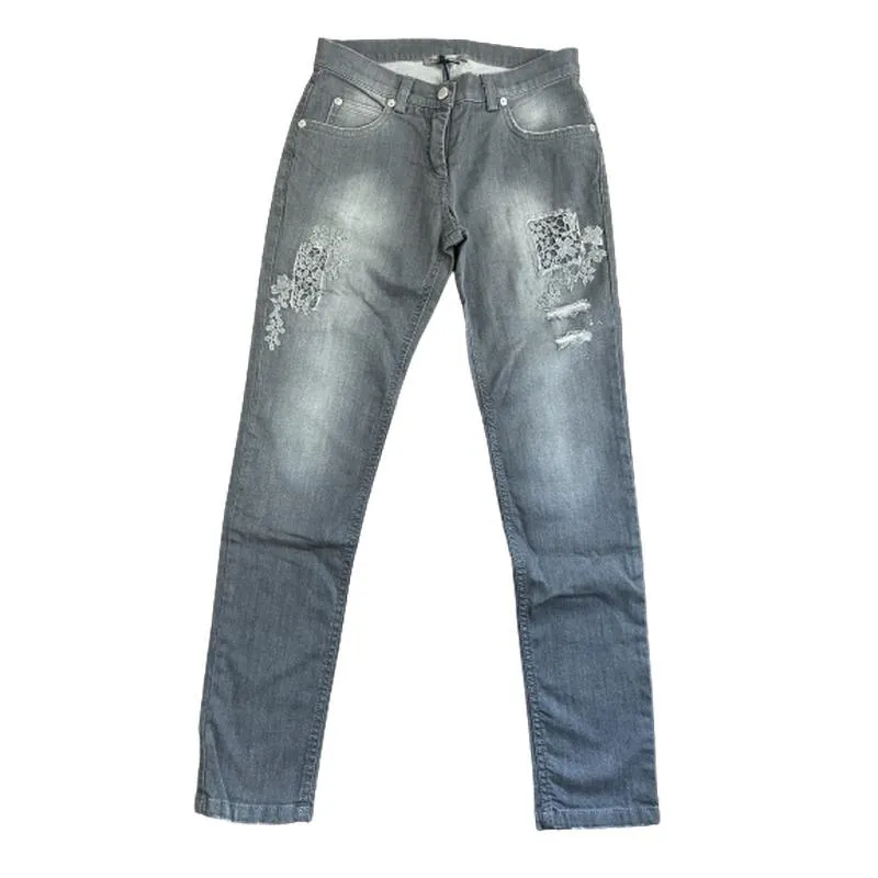 Girls Grey Jeans