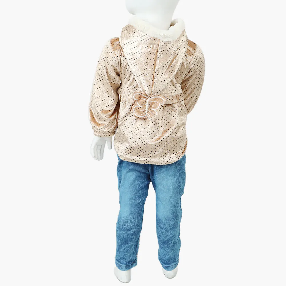 Girls Pant Suit - Fawn