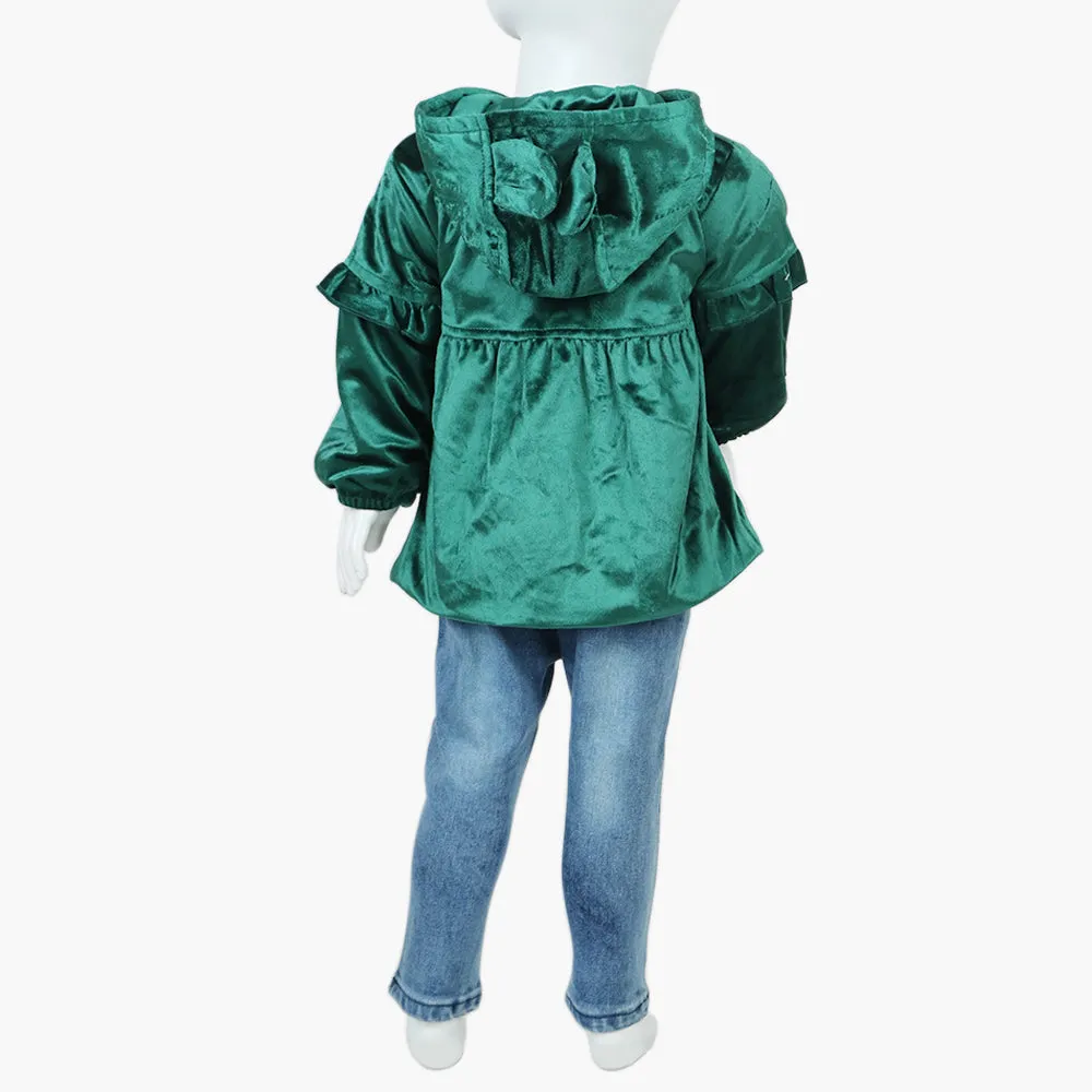 Girls Pant Suit - Green