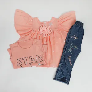 Girls Pant Suit - Pink