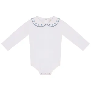 Gloria Embroidered Baby Girl Bodysuit