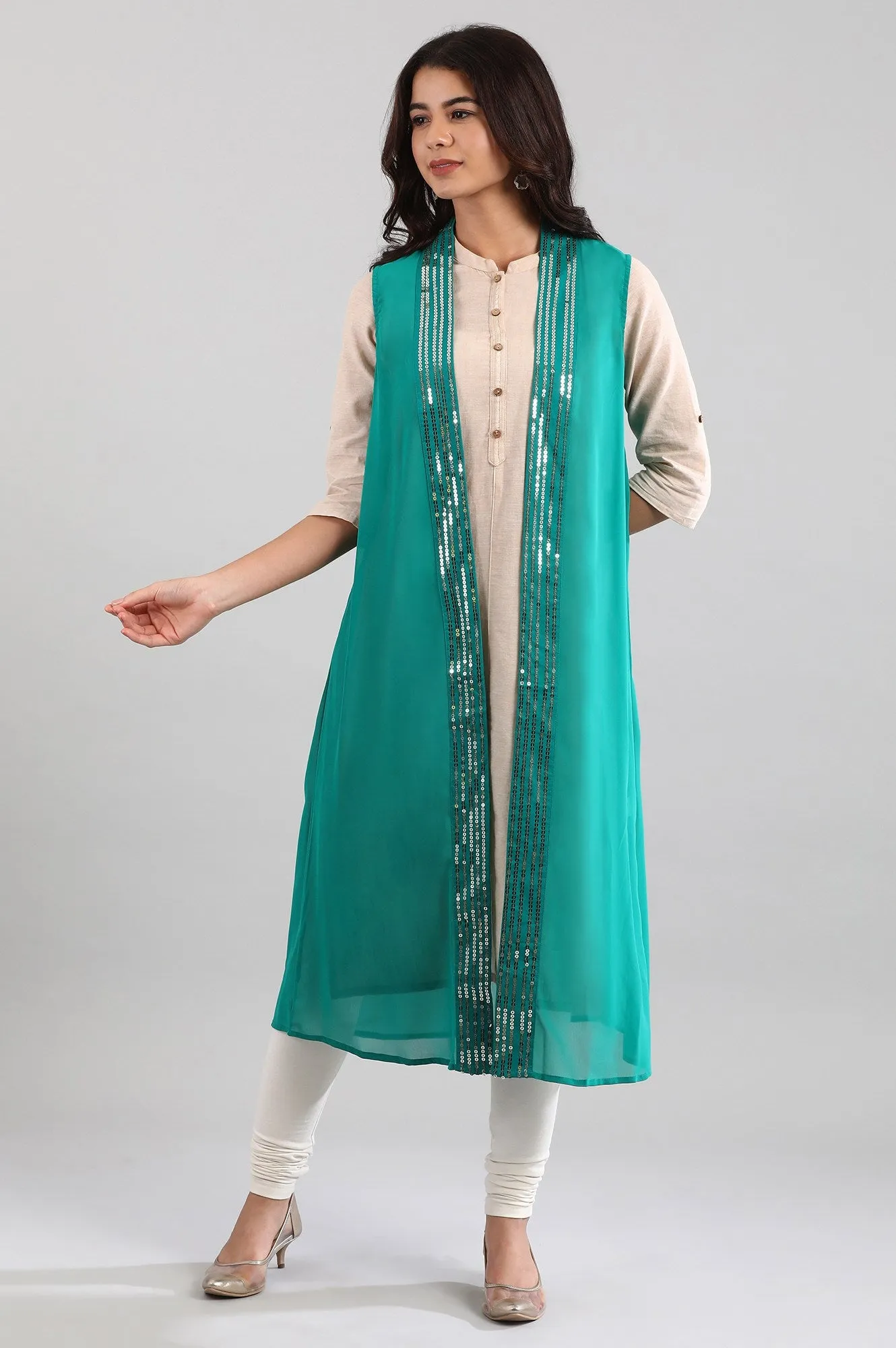 Green kurta