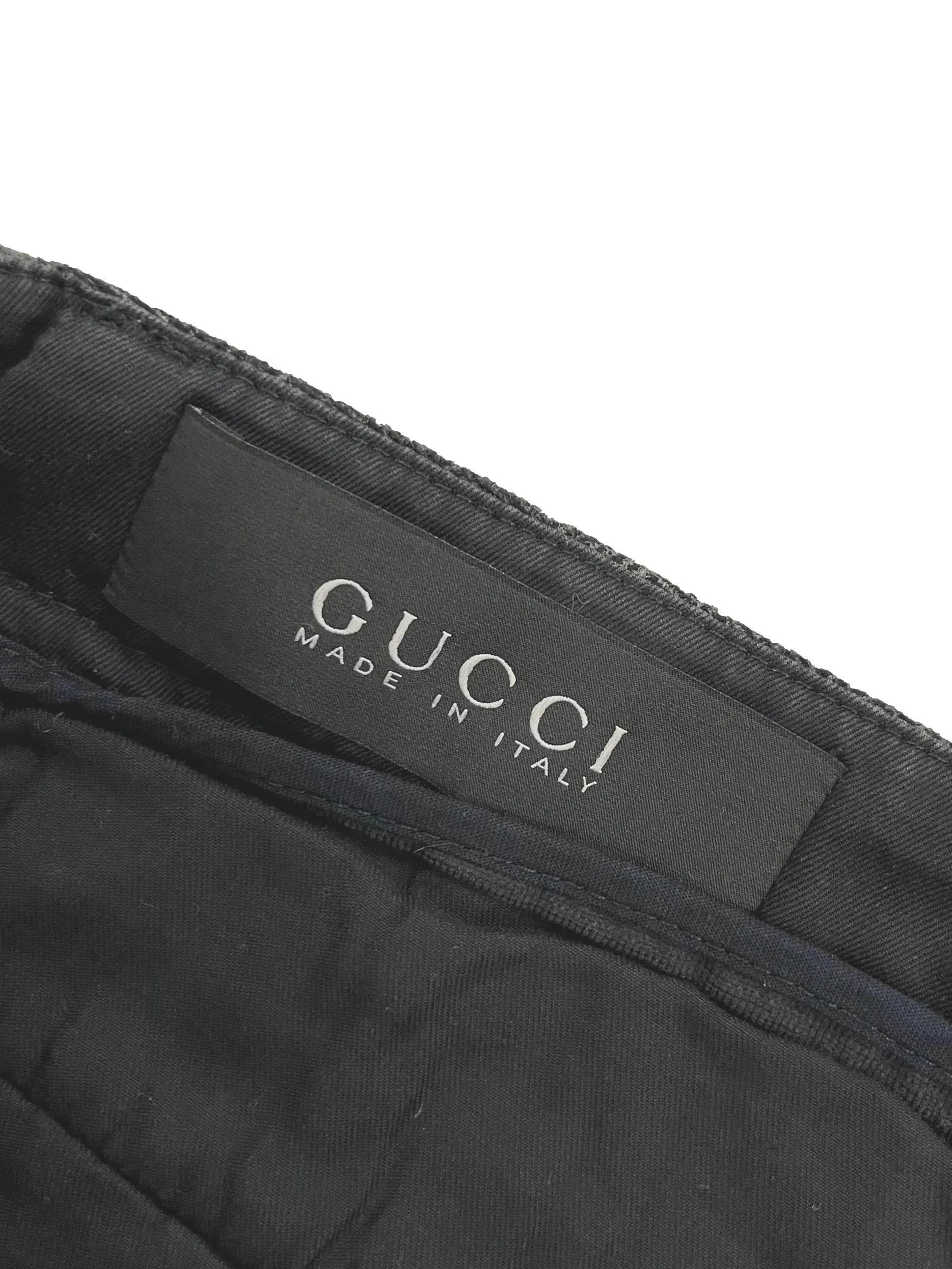 Grey Wool Skinny Trousers