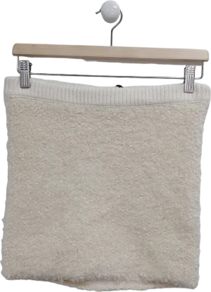 grlfrnd Cream Lex Boucle Skirt UK S
