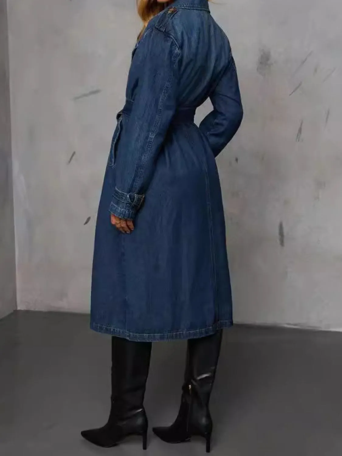 GYPSY - Button Up Longline Denim Jacket