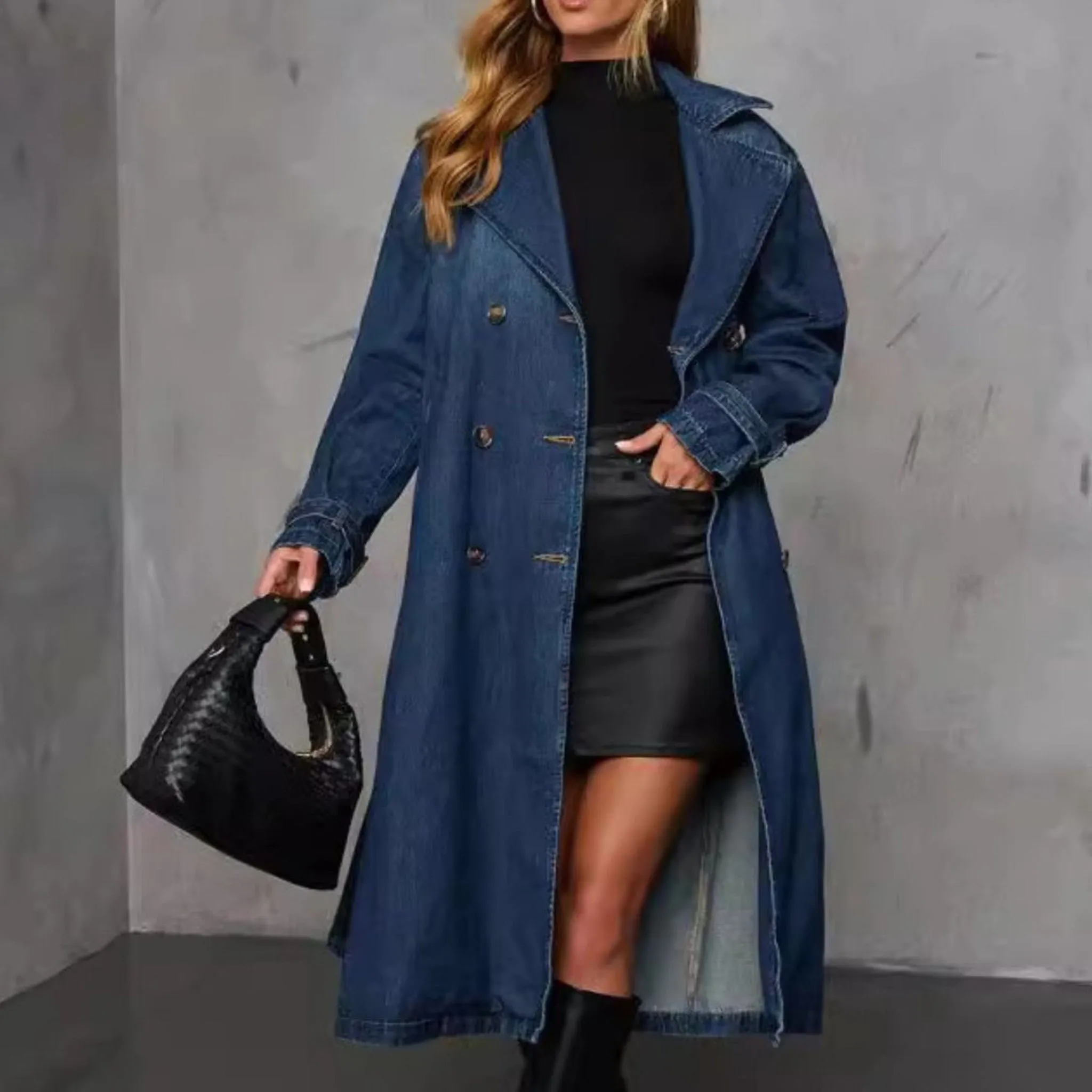 GYPSY - Button Up Longline Denim Jacket