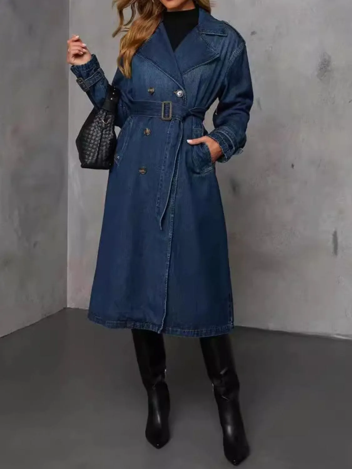 GYPSY - Button Up Longline Denim Jacket