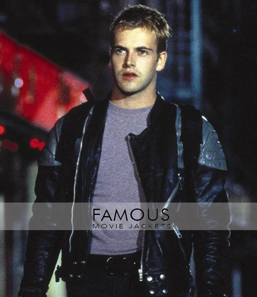 Hackers Jonny Lee Miller (Dade Murphy) Black Leather Jacket