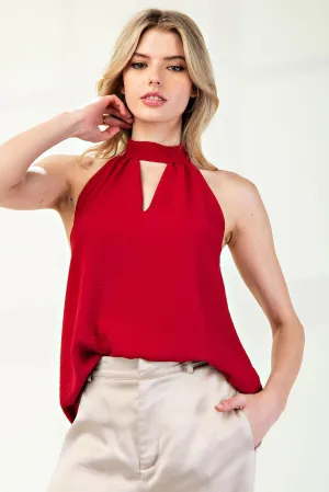 Halter Neck Sleeveless Top