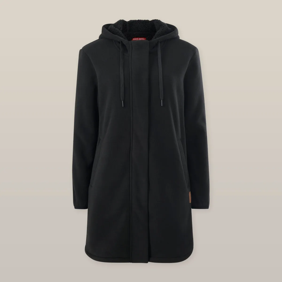Hard Yakka Women's Longline Zoodie - Black
