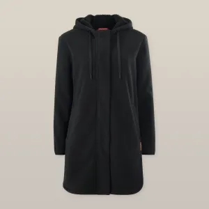 Hard Yakka Women's Longline Zoodie - Black