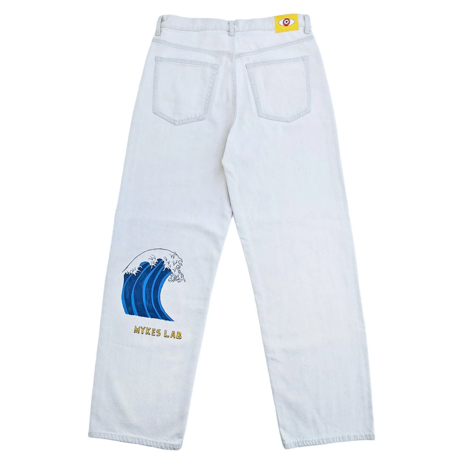 Head in the Clouds Painted Jeans