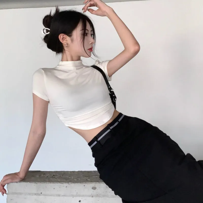 High-End Trendy High-Waisted Midi Skirt