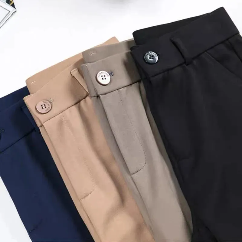 High Waist Office Flare Pants Slim Casual Trousers Stretchy Boot Cut Pants Women Formal Skinny