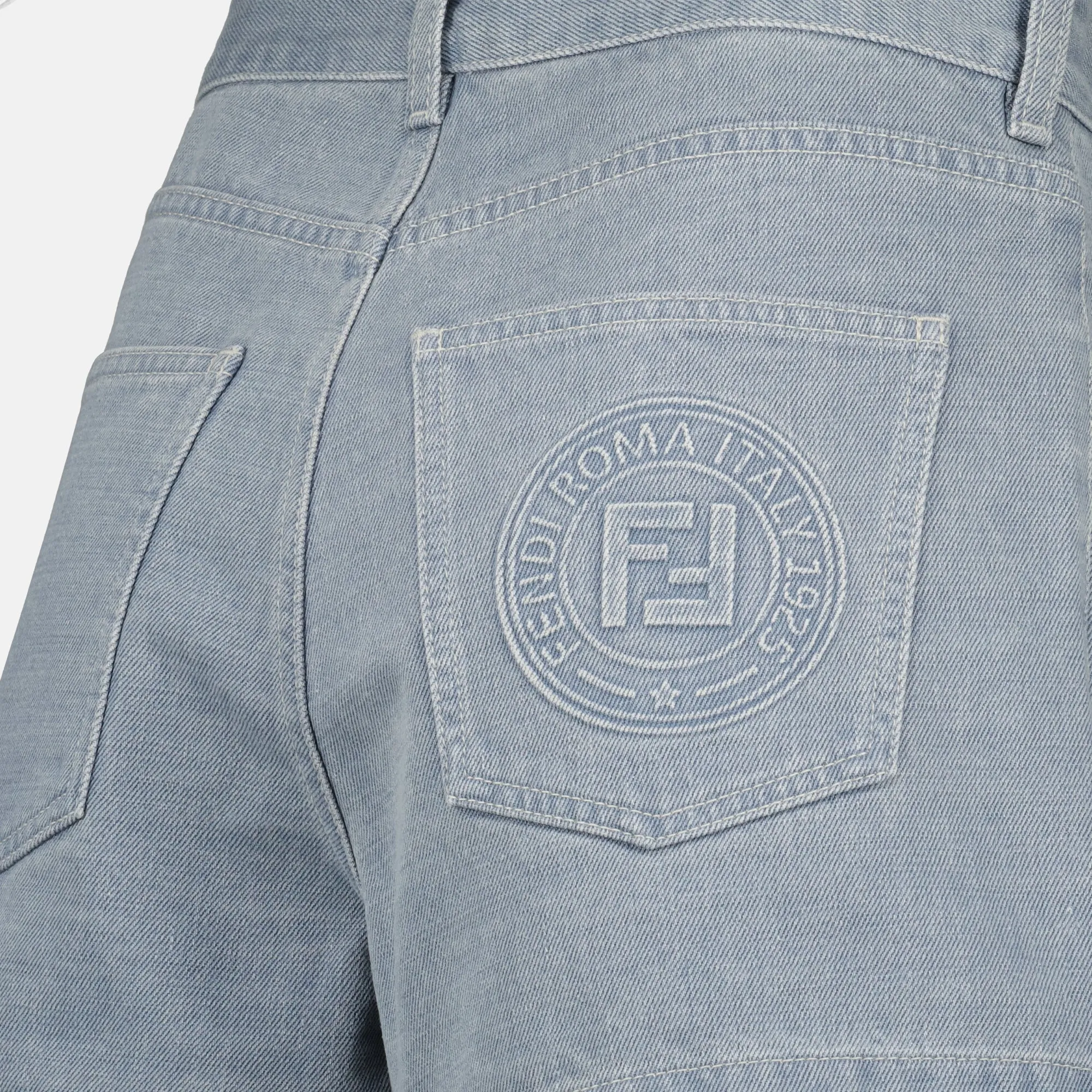 High-Waisted Denim Shorts