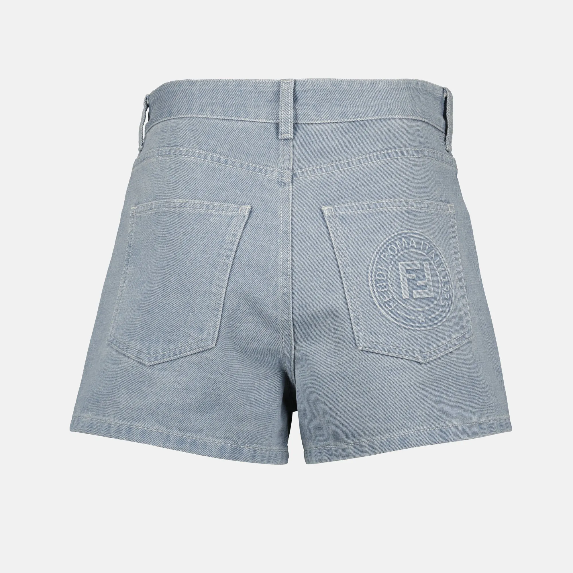 High-Waisted Denim Shorts