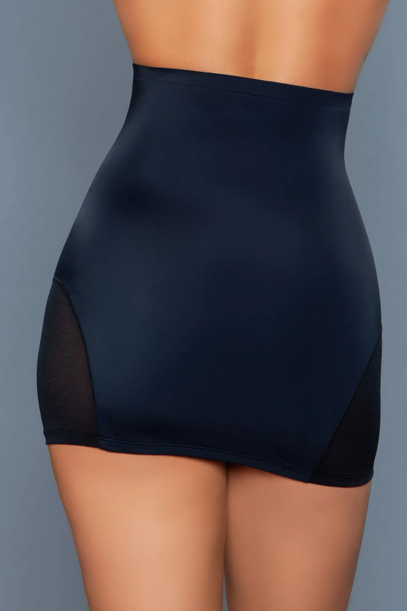 High-waisted Half Slip