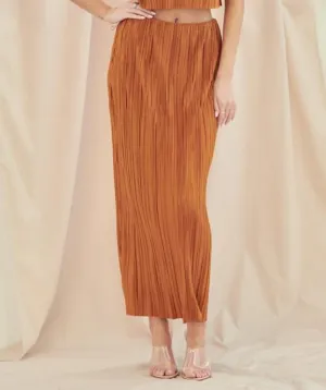 High Waisted Midi Skirt