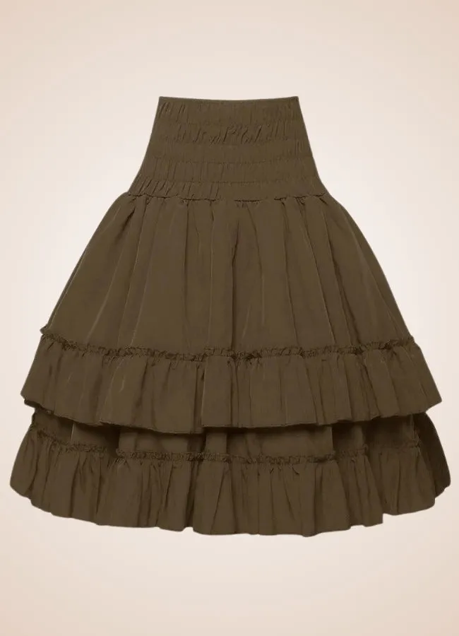 High Waisted Steampunk Skirt