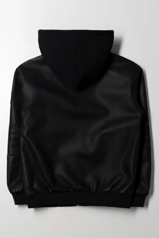 Hooded Jacket Black