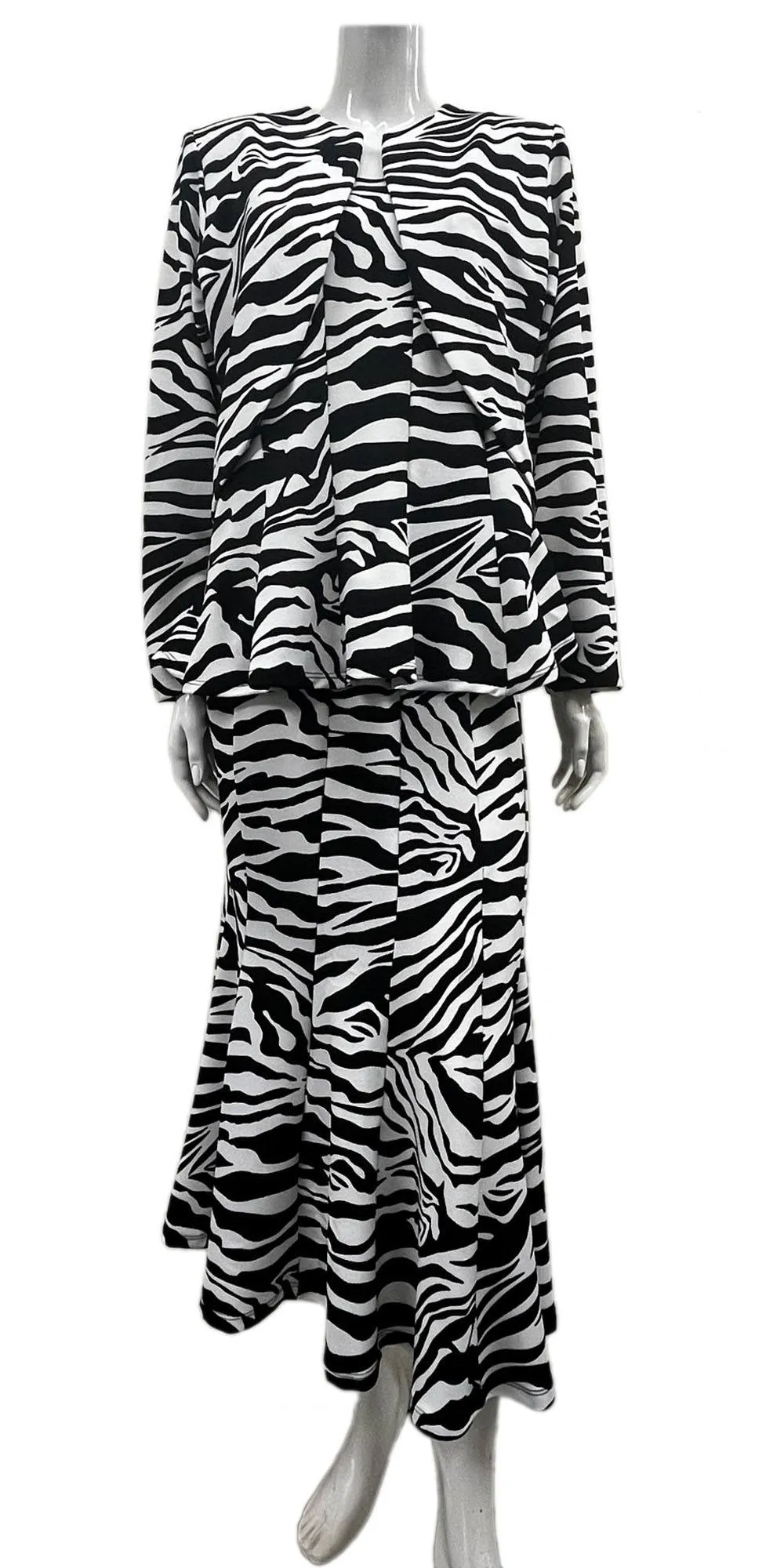 Hosanna 5510 Plus Size 3-Piece Modest Tea Length Dress Set