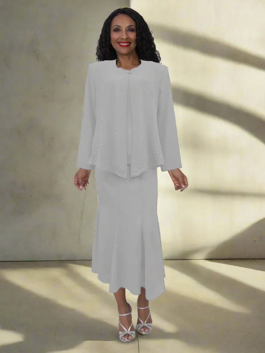 Hosanna 5574 Modest 3-Piece Outfit Set Ankle Length