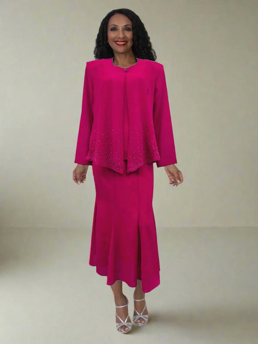 Hosanna 5574 Modest 3-Piece Outfit Set Ankle Length