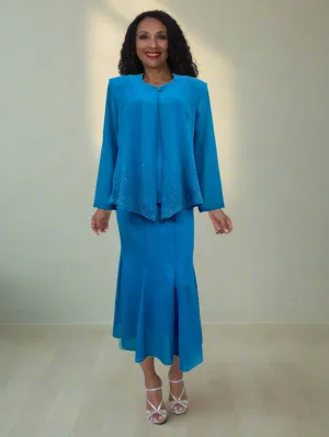 Hosanna 5574 Modest 3-Piece Outfit Set Ankle Length