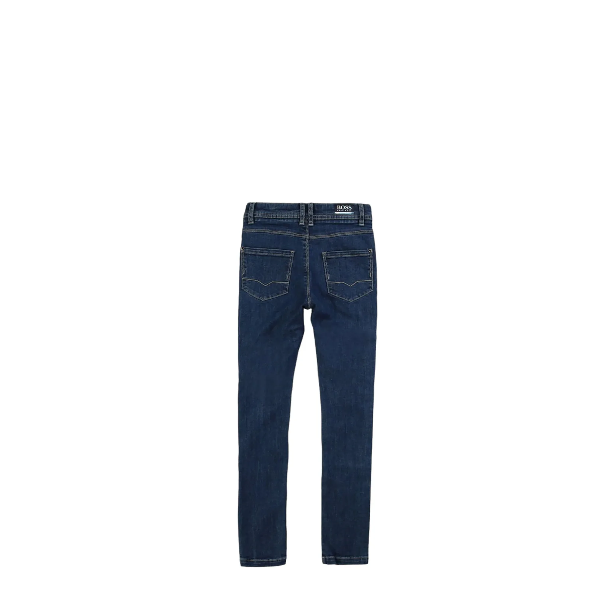 Hugo Boss Kids Girl's Navy Stripe Jeans