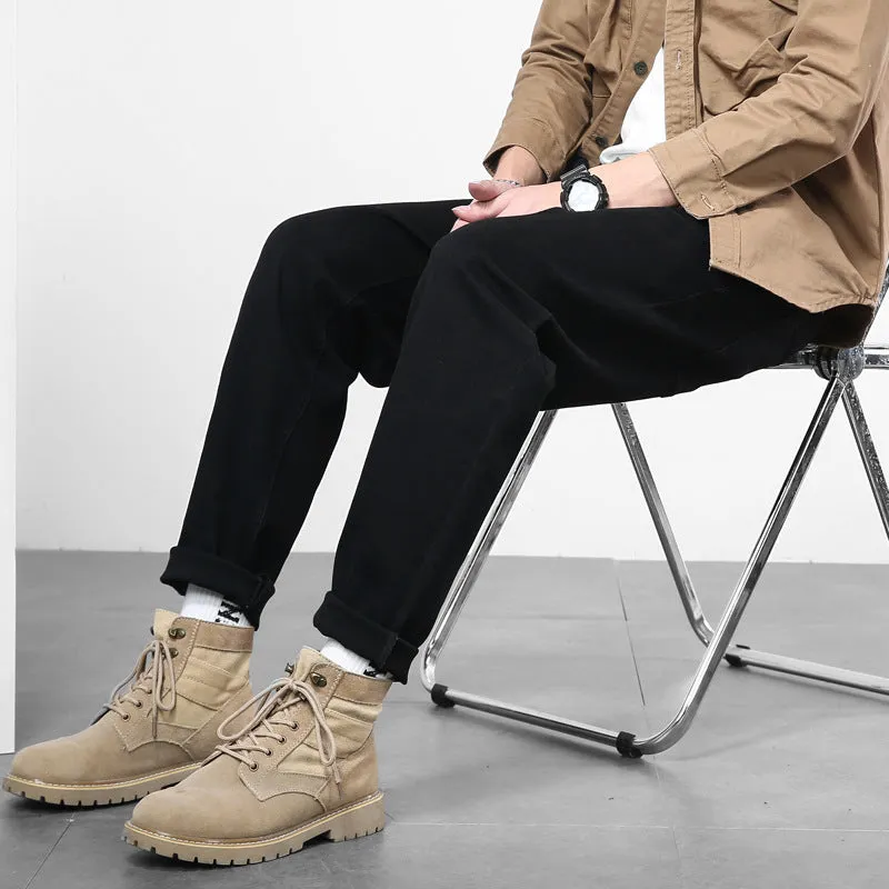 INSTOCK-2022 autumn and winter men's jeans men's elastic skinny