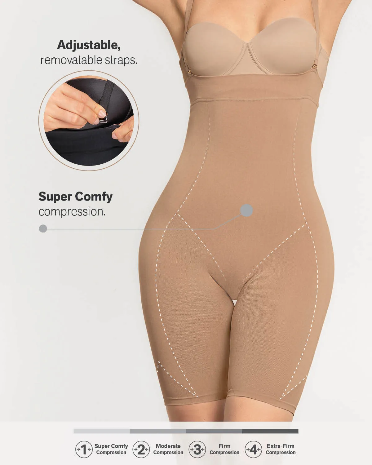 Invisible Extra High-Waisted Shaper Short