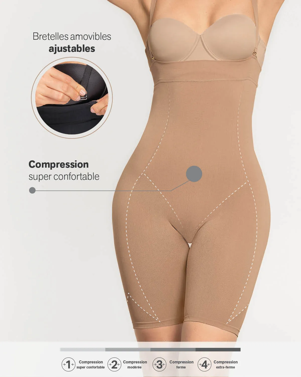 Invisible Extra High-Waisted Shaper Short