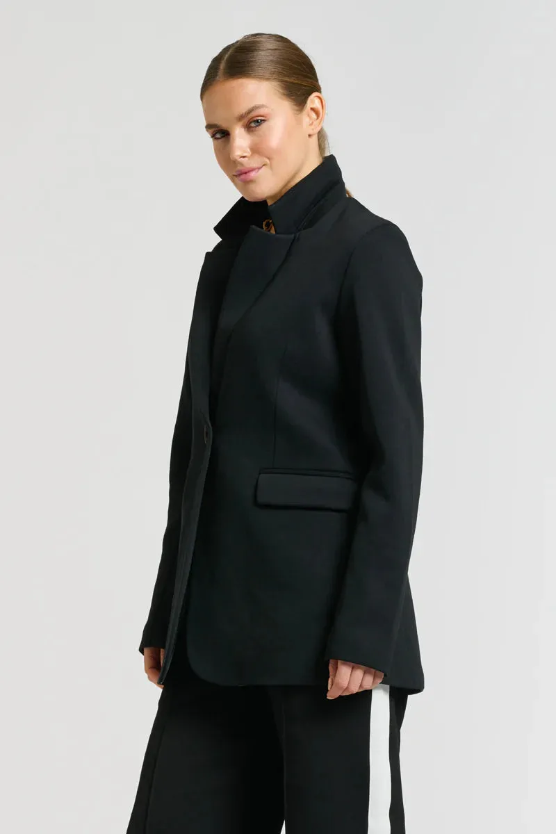 Iris Scuba Blazer in Black by Shirty