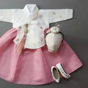 Iseo Pink Skirt Girl Hanbok (100D-15YR)