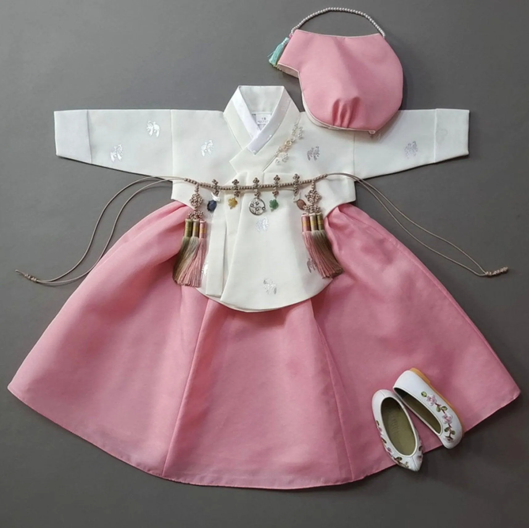 Iseo Pink Skirt Girl Hanbok (100D-15YR)