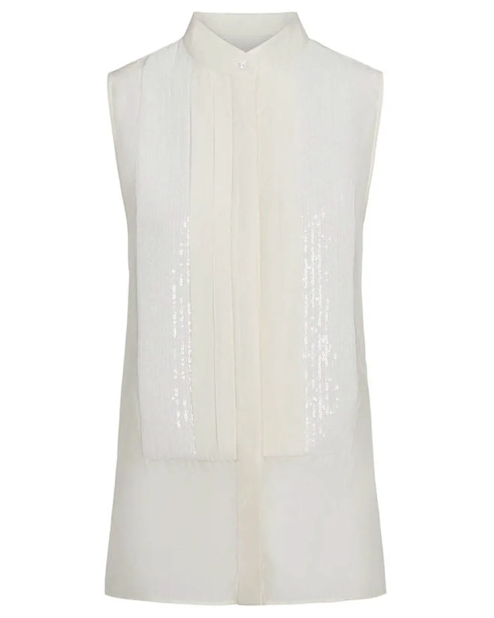 Ivory Sequin Adele Top