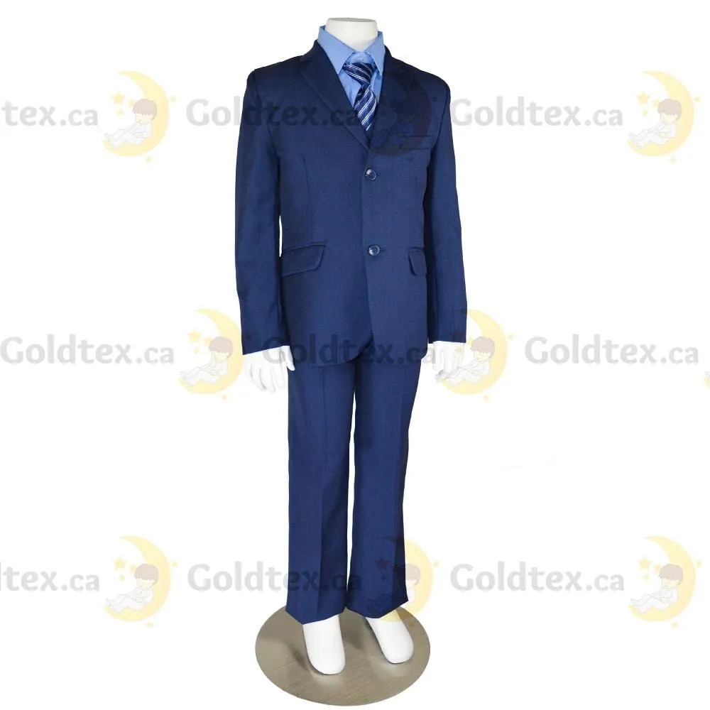 Johnson's Creation 5-piece Navy Toddlers & Kids Suit Set