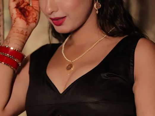 Katyani - Black Embroidered Sleeveless Cotton Blouse