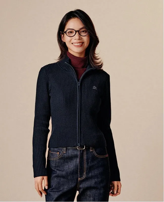 Knitted Cardigan Women Short Top