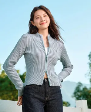 Knitted Cardigan Women Short Top